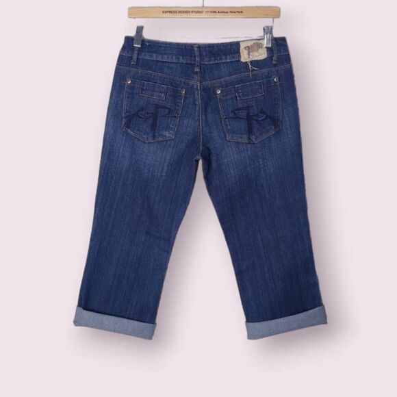 Chip & Pepper Denim - Chip and Pepper crop jeans cut off raw hem size 7